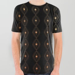 Art Deco Solstice All Over Graphic Tee