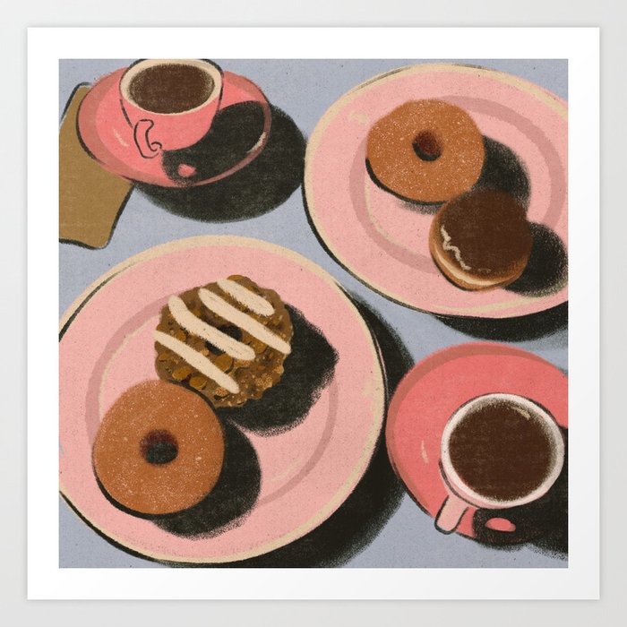Donut Shop Art Print