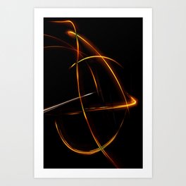 Painting With Light Art Print