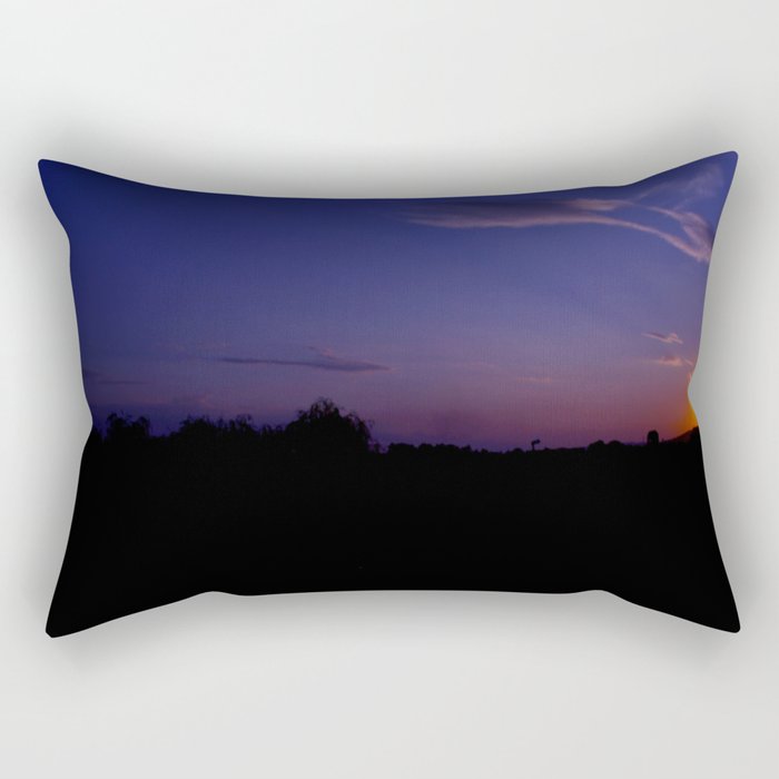 Amazing sunset Rectangular Pillow