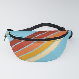 Classic 70s Vintage Style Retro Summer Stripes - Formida Fanny Pack