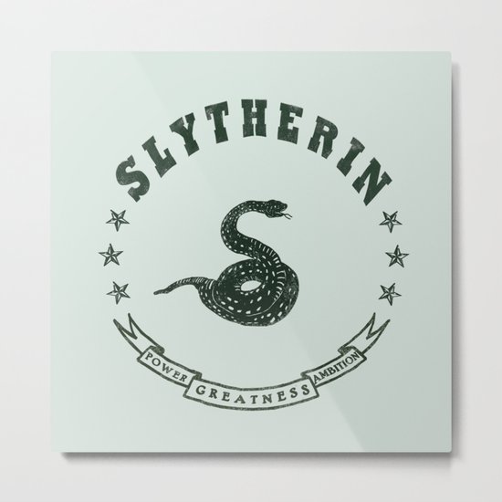 Slytherin House Metal Print
