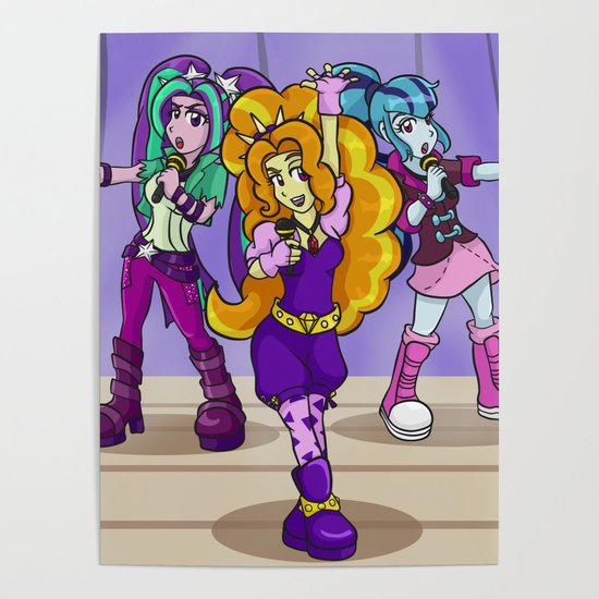 Under Our Spell The Dazzlings Rock Poster By Yoshimarsart Society6 Kuvira (عضو گروه avatar for ever). society6