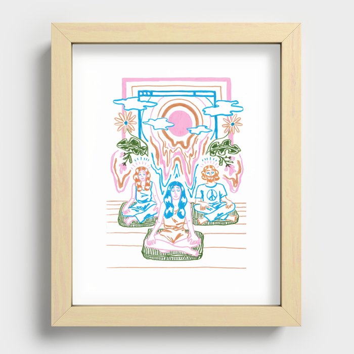 The Unbearable Hotness of Being Recessed Framed Print