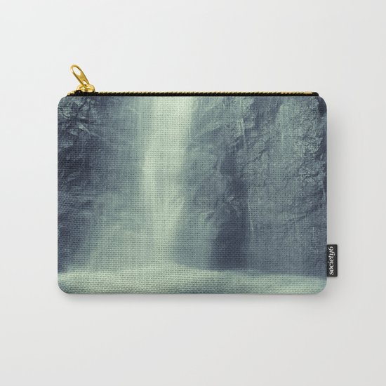 "Waterfall at the mountains". Retro series Carry-All Pouch