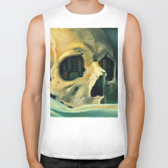 Civilizations Oil Painting Biker Tank
