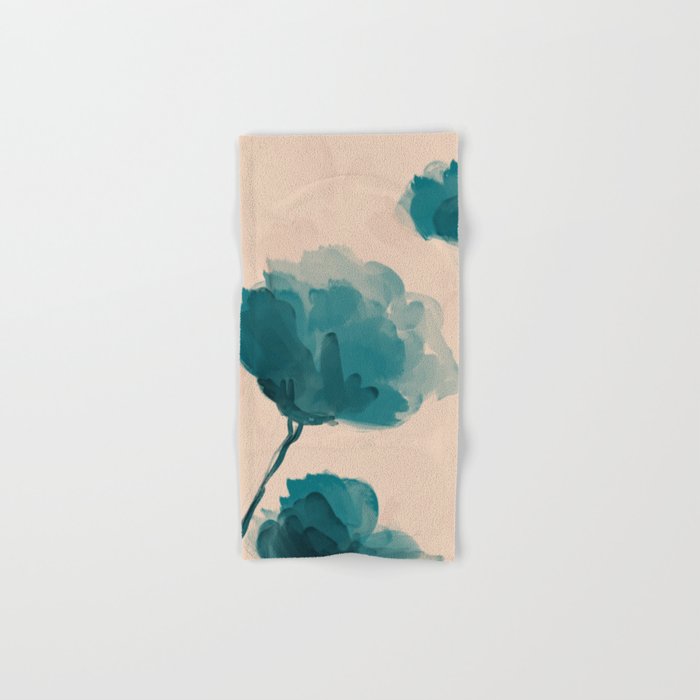 A Shade Of Green Flora Hand & Bath Towel