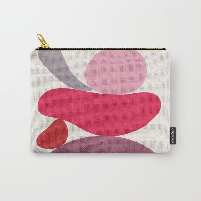 Scoop // Abstract in Pink Carry-All Pouch