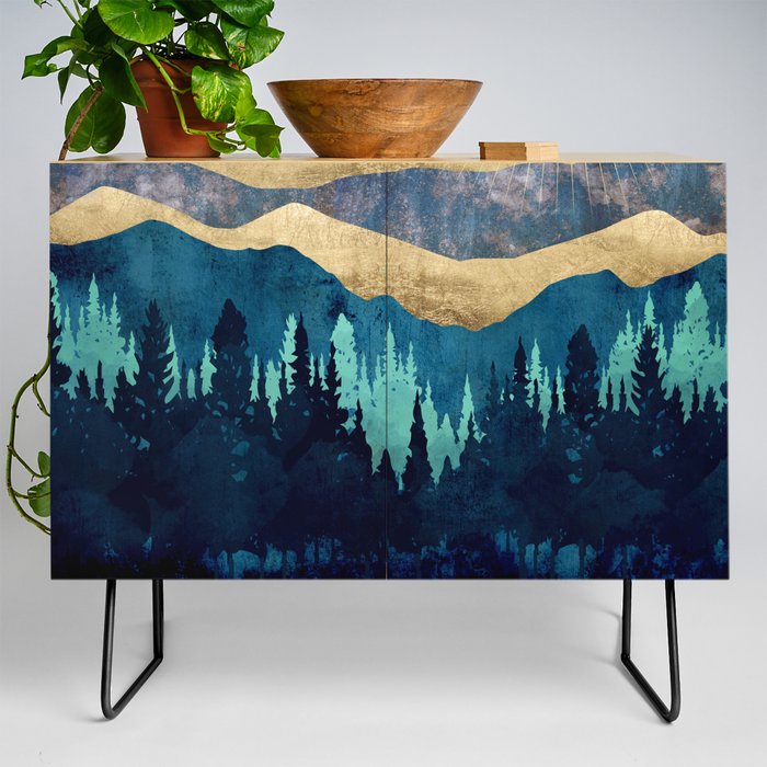 Blue Forest Credenza