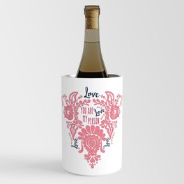Lace Heart Valentine's Day Wine Chiller