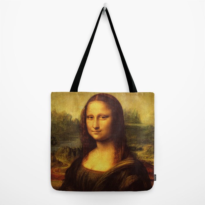 Leonardo Da Vinci Mona Lisa Tote Bag Fine Art Print Bag 