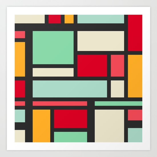 Mondrian Art Print