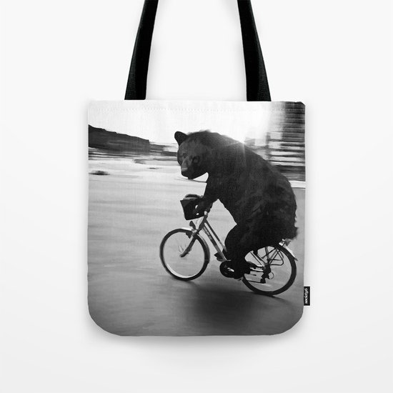 Biker Road Tote Bag
