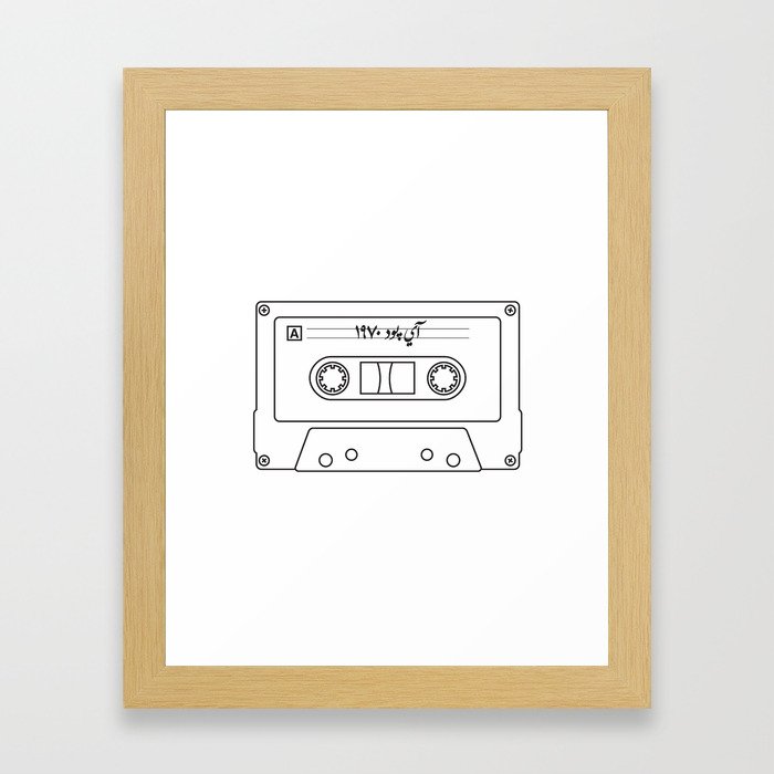 Cassette=iPod Framed Art Print