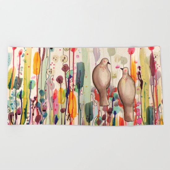 l'un pour l'autre Beach Towel