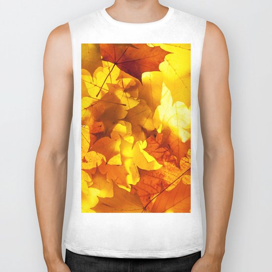 Fading Leaves Biker Tank