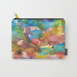 12  Abstract Watercolor September 2021 211004 Painting Valourine Original Design Color Bright Modern Contemporary  Carry-All Pouch
