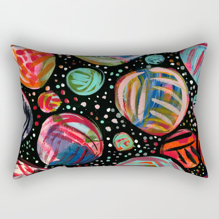 All the Colors of the Yarniverse Rectangular Pillow