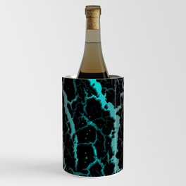 Cracked Space Lava - Red/Cyan Wine Chiller