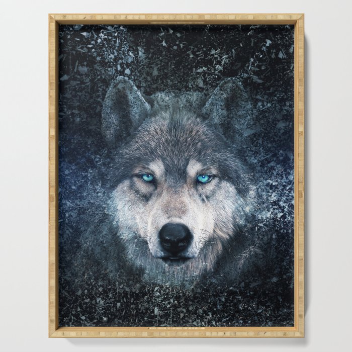 Wolf Guardian Serving Tray