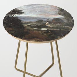 Landscape by John Constable Side Table