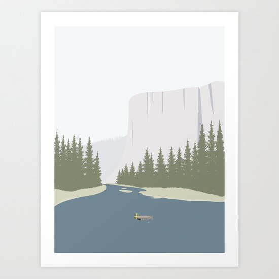 TØMMERFLÅDE Art Print