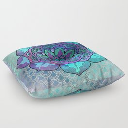 Floral Mandala Floor Pillow