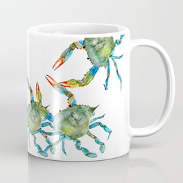 Watercolor Atlantic Blue Crab Mug