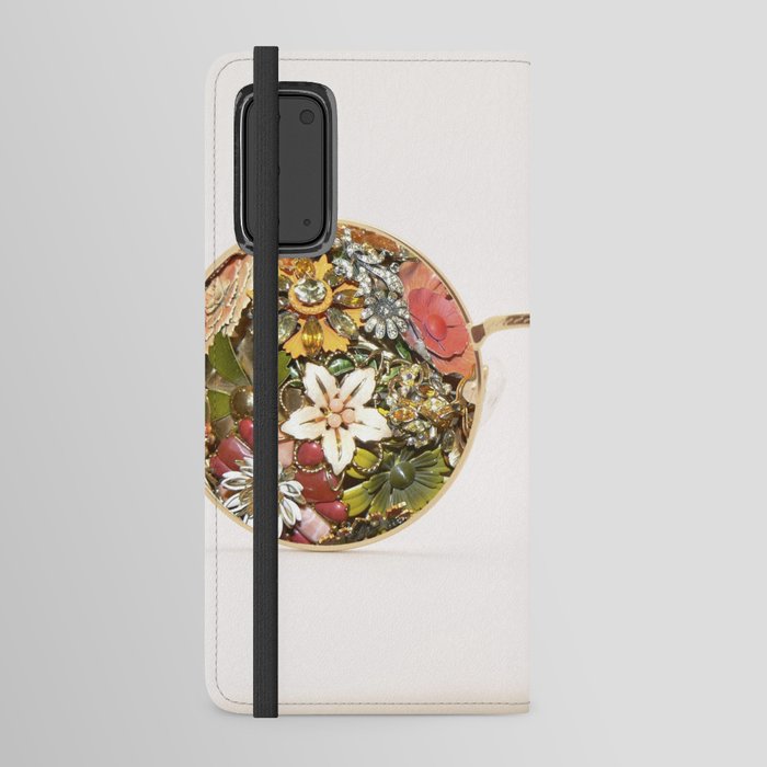 Floral Glasses Android Wallet Case