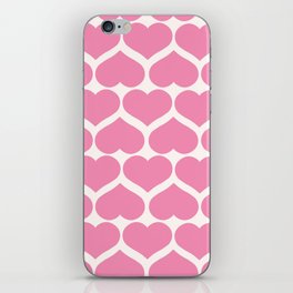 Pink hearts. St. Valentine's Day iPhone Skin