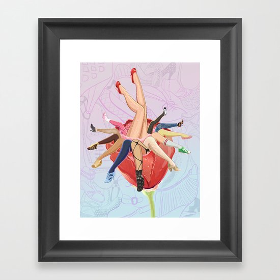 Shoe Love Framed Art Print