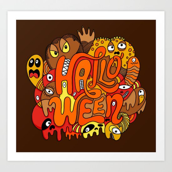 Happy Halloween! Art Print