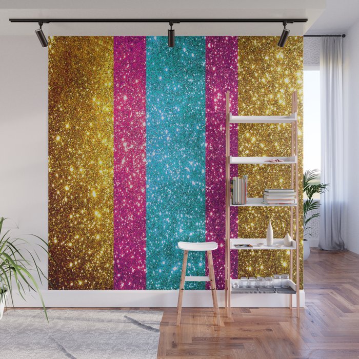 Glitter Trendy 3 Colors Collection Wall Mural