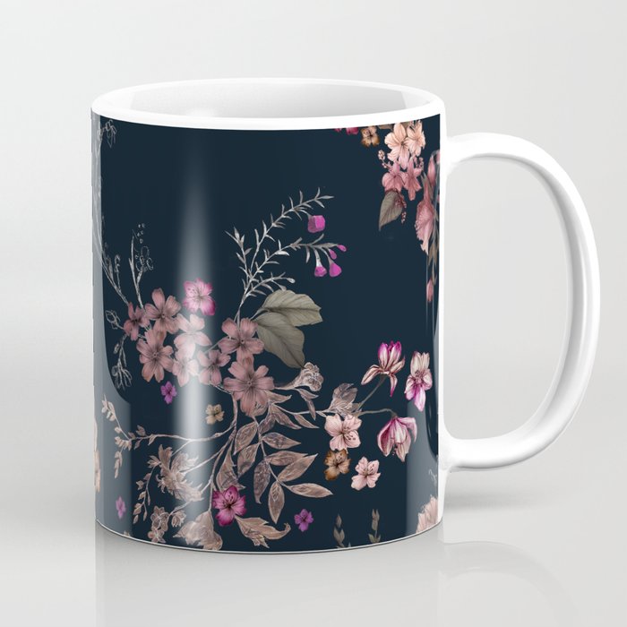 Japanese Boho Floral Coffee Mug