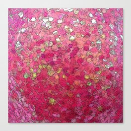 Glittery Pink Canvas Print
