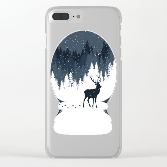 Boule à Neige Clear iPhone Case