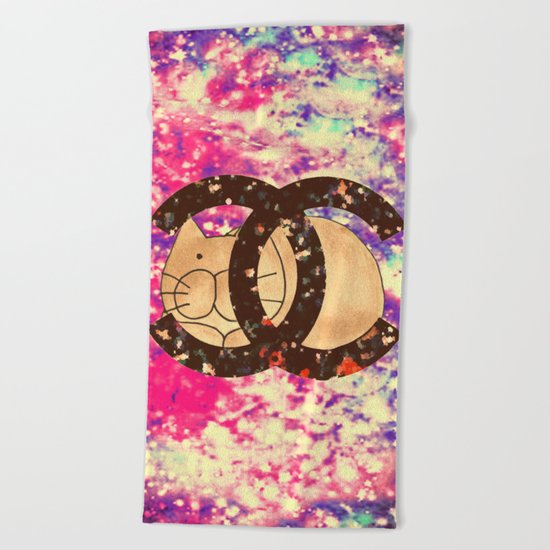 cat-123 Beach Towel