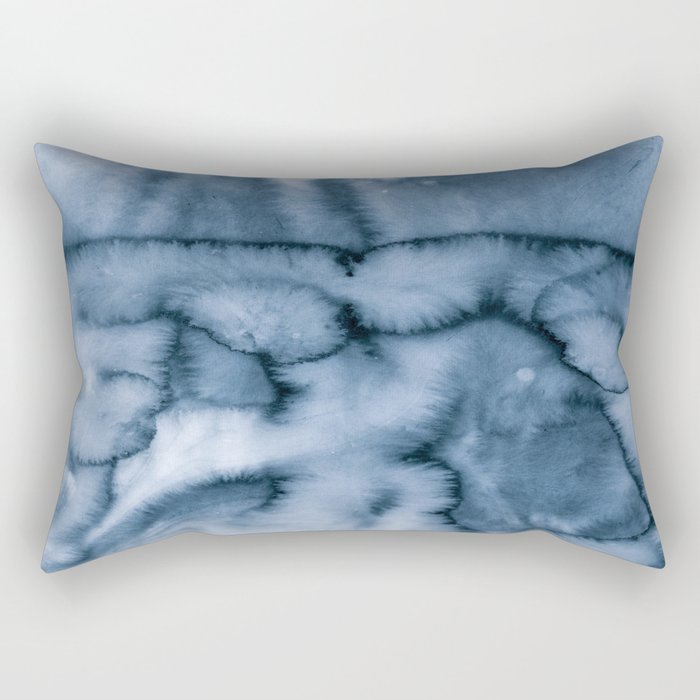 grey blues Rectangular Pillow by Iris Lehnhardt Society6