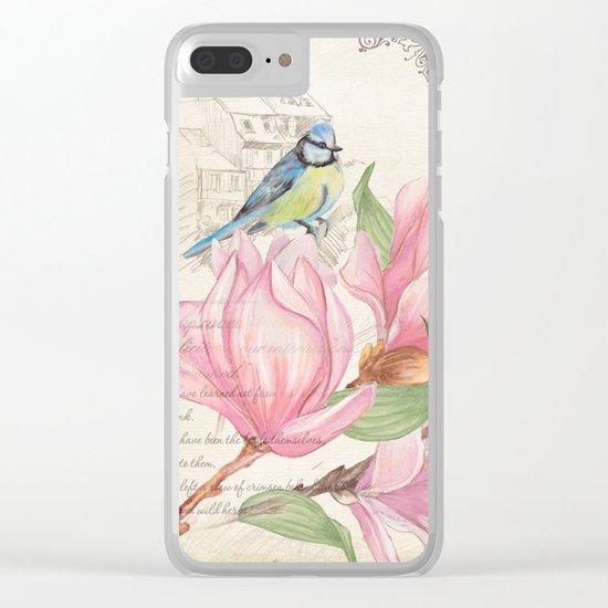 Macro flower #10 Clear iPhone Case