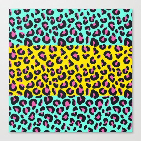 Abstract Leopard Pattern Canvas Print