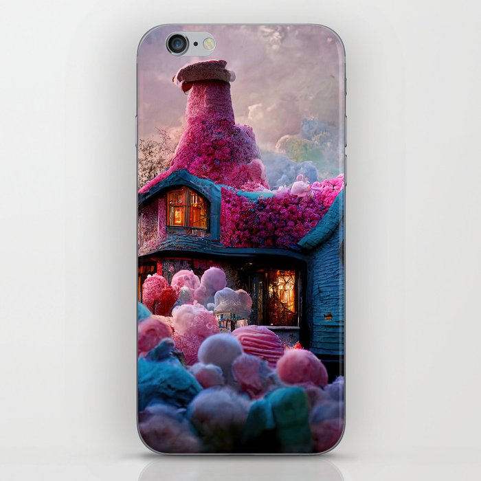 Cotton Candy House iPhone Skin