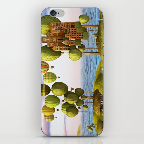 City in the Sky_Lanscape Format iPhone & iPod Skin