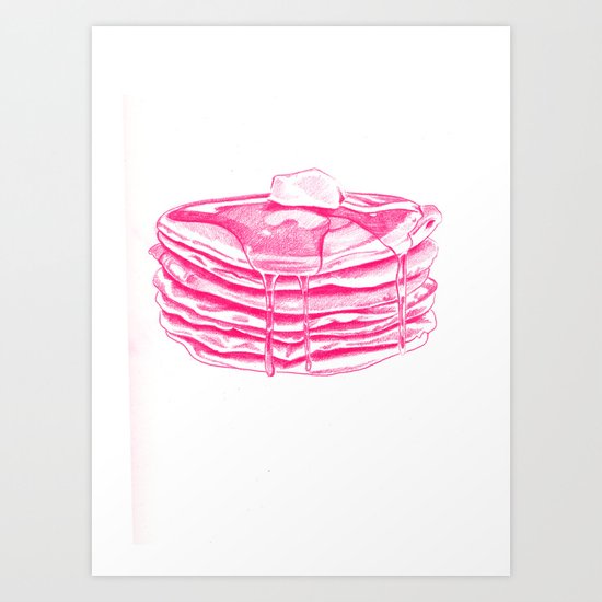 Pancakes Art Print