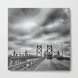 Interstate 74 Bridge - IL/IA Metal Print | Hdr, Iowa, Structure, Photo, Bridge, 74Bridge, Quadcities, Digitalmanipulation, Digital, Illinois 