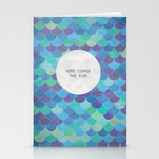 here comes the sun Stationery Cards