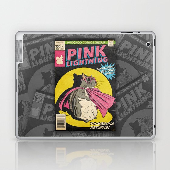 Little Thumbelina Girl: Pink Lightning #2 Laptop & iPad Skin