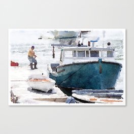 Lobster Boat Canvas Print
