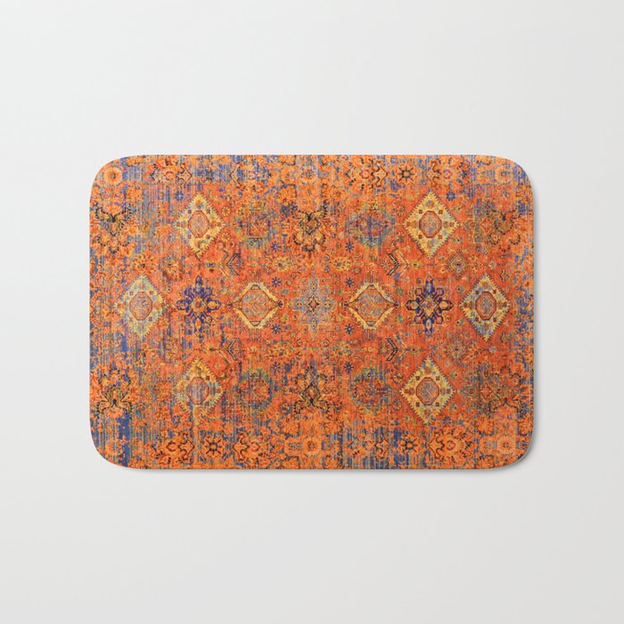 Oriental Vitange Moroccan Rug Design Bath Mat