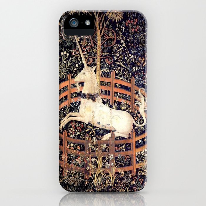 the unicorn in captivity iphone case