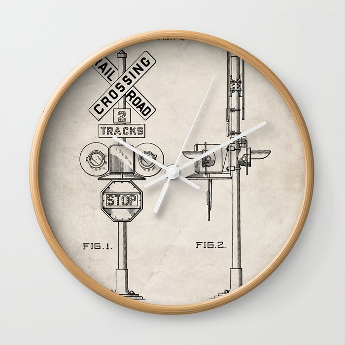 antique railroad wall clocks